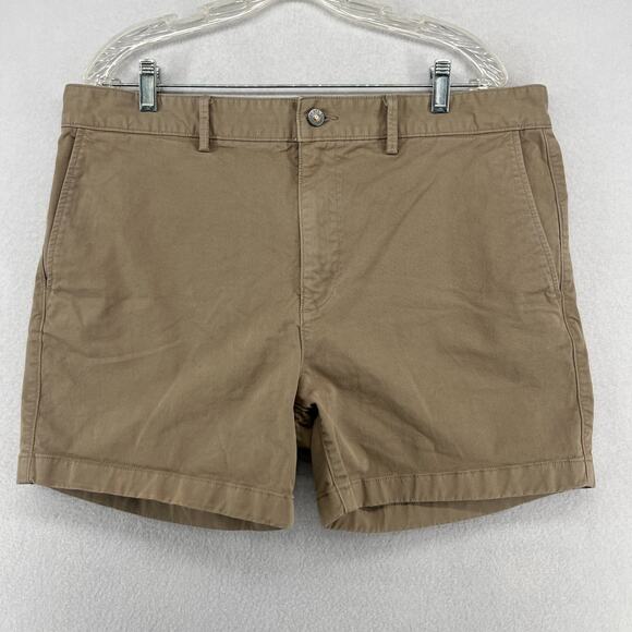 Flint and Tinder Other - FLINT AND TINDER Short Mens 36 Huckberry 5" 365 Chino Stretch Cotton Brown